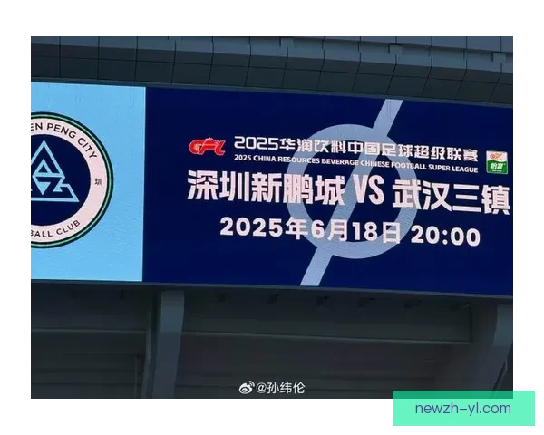 深圳新鹏城对阵武汉三镇因体育中心草坪问题比赛延期举行